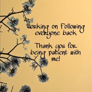 Following as many back as I can!